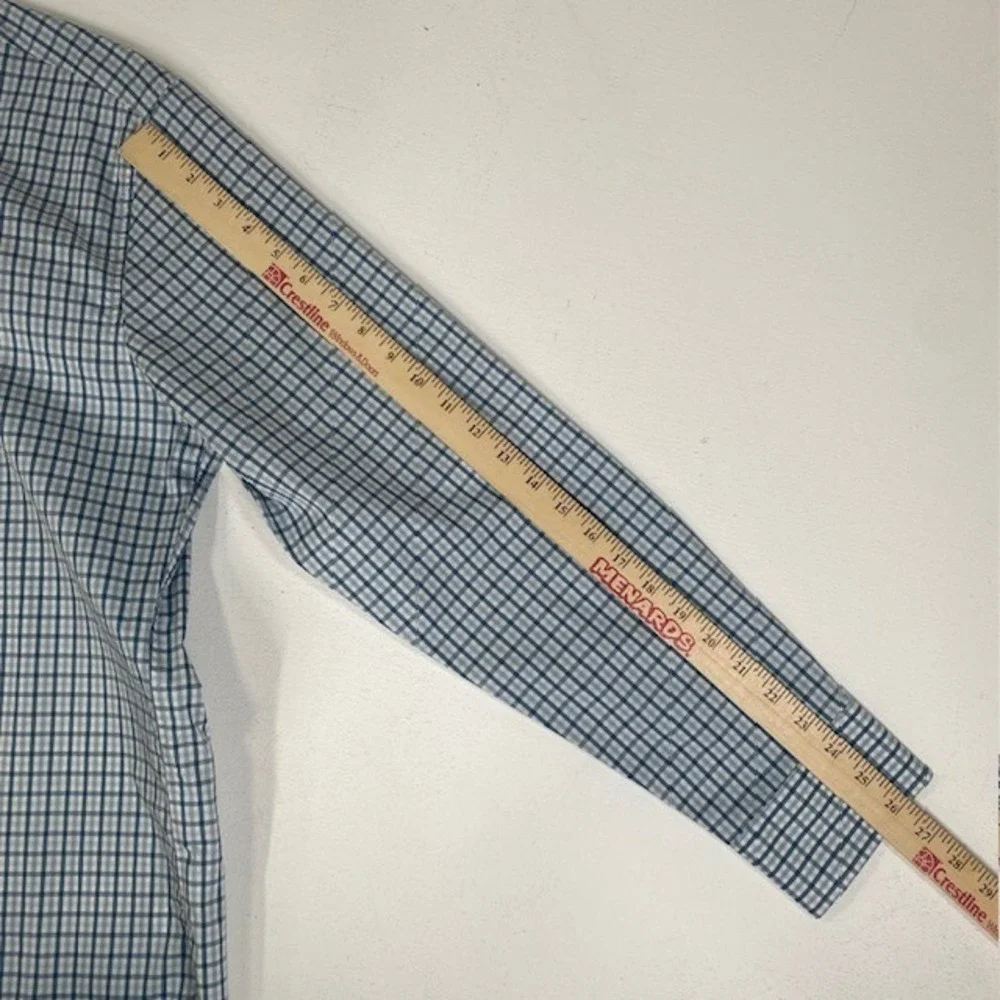 J.Crew Performance Button Down‎ Shirt Slim Fit Plaid Long Sleeve L